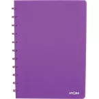 Atoma Trendy cahier, ft A4, 144 pages, ligné, transparant paars