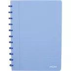 Atoma Trendy Notebook, A4, 144 Pages, Lined, Transparent Blue, Polypropylene Cover