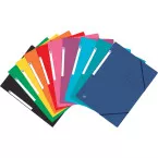 Oxford Top File+ Elasticated 3-Flap Folder A4 Assorted Colors