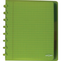 Atoma Trendy cahier, ft A5+, 120 pages, commercieel quadrillé, met 6 tabbladen, in couleurs assorties