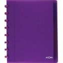 Atoma Trendy schrift, ft A5+, 120 bladzijden, geruit 5 mm, met 6 tabbladen, in geassorteerde kleuren