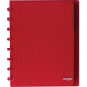 Atoma Trendy schrift, ft A5+, 120 bladzijden, geruit 5 mm, met 6 tabbladen, in geassorteerde kleuren