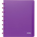 Atoma Trendy Notebook A5+, 120 Lined Pages, 6 Dividers, Assorted Colors, Polypropylene Cover