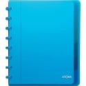 Atoma Trendy Notebook A5+, 120 Lined Pages, 6 Dividers, Assorted Colors, Polypropylene Cover