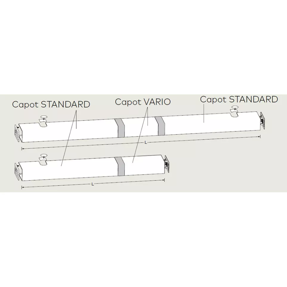 Trim-to-Fit Cover ED Vario for Double...