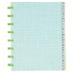 Atoma A5 Index Book, Transparent Cover, 5 mm Grid