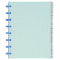 Atoma A5 Index Book, Transparent Cover, 5 mm Grid