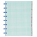 Atoma A5 Index Book, Transparent Cover, 5 mm Grid