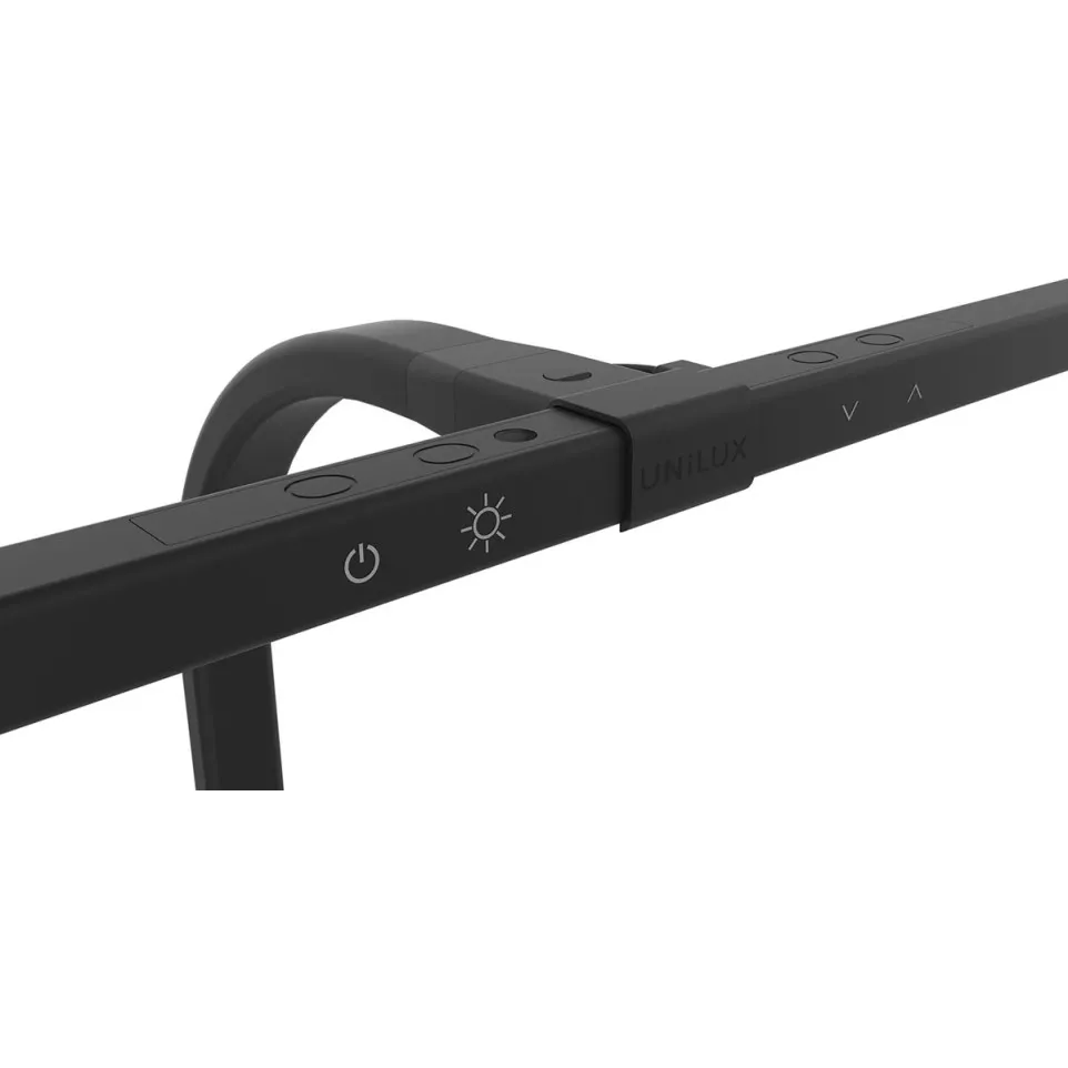 Unilux bureaulamp Strata, LED, zwart