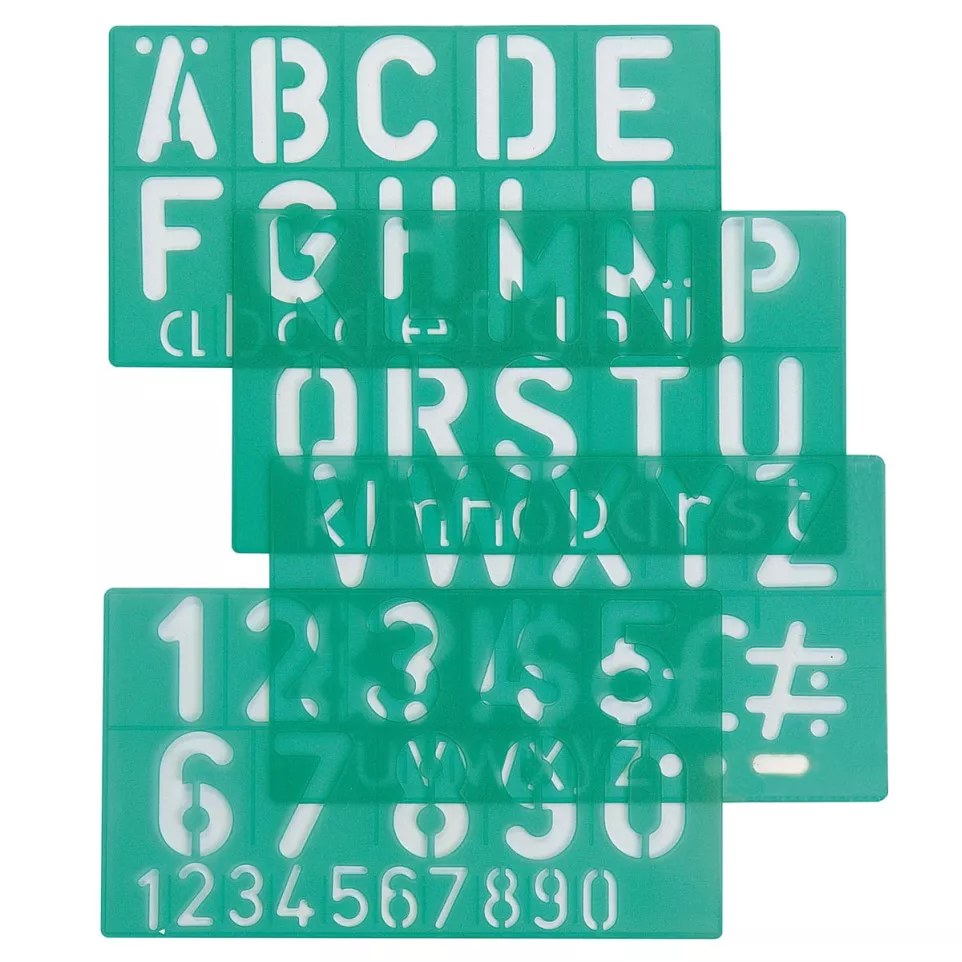 Linex Lettering Stencil 30 mm