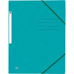 Oxford Top File+ corner file, A4, aqua blue