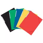 Oxford Top File+ Elasticated 3-Flap Folder A3 Assorted Colors