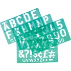 Linex trace-lettres, 50 mm, set de 4 pièces