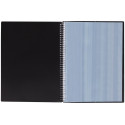Elba Urban Spiral Display Book A4 40 Pockets with Elastic Black