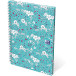 Oxford Floral softcover spiraalschrift, ft B5, 60 vel, gelijnd, 3 geassorteerde designs
