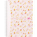 Oxford Floral Polybound Spiral Notebook A5 60 Sheets 5mm Grid Assorted Designs