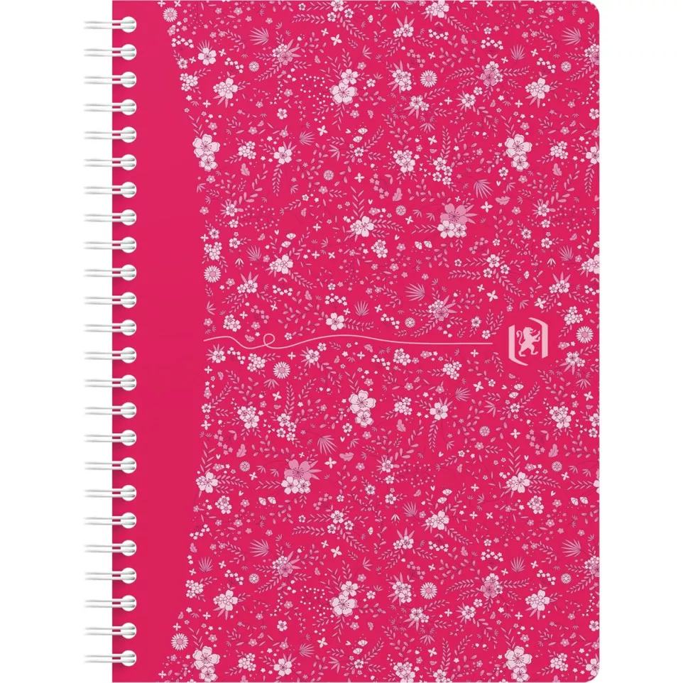 Oxford Floral Polybound Spiral...