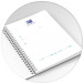 Oxford Floral Polybound Spiral Notebook A5 60 Sheets 5mm Grid Assorted Designs