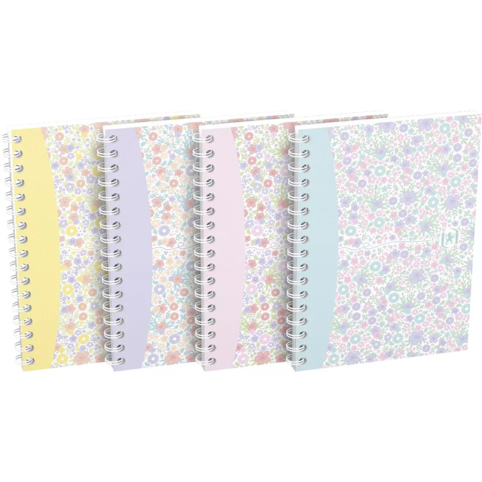 Oxford Floral Softcover Spiral...