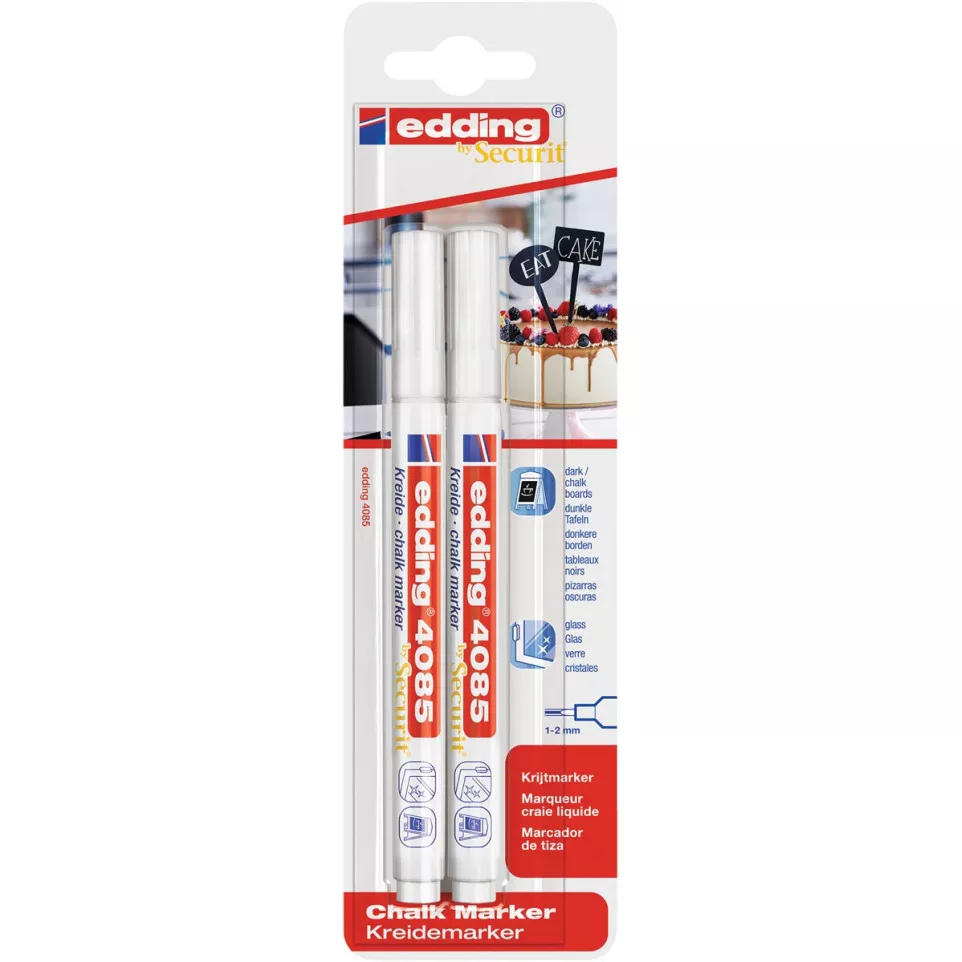 Edding Krijtmarker e-4085, ronde punt...