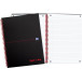 Oxford BLACK N' RED spiraalblok karton, 140 bladzijden ft A4, gelijnd