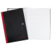 Oxford BLACK N' RED gebonden boek, 192 bladzijden, ft A4, gelijnd