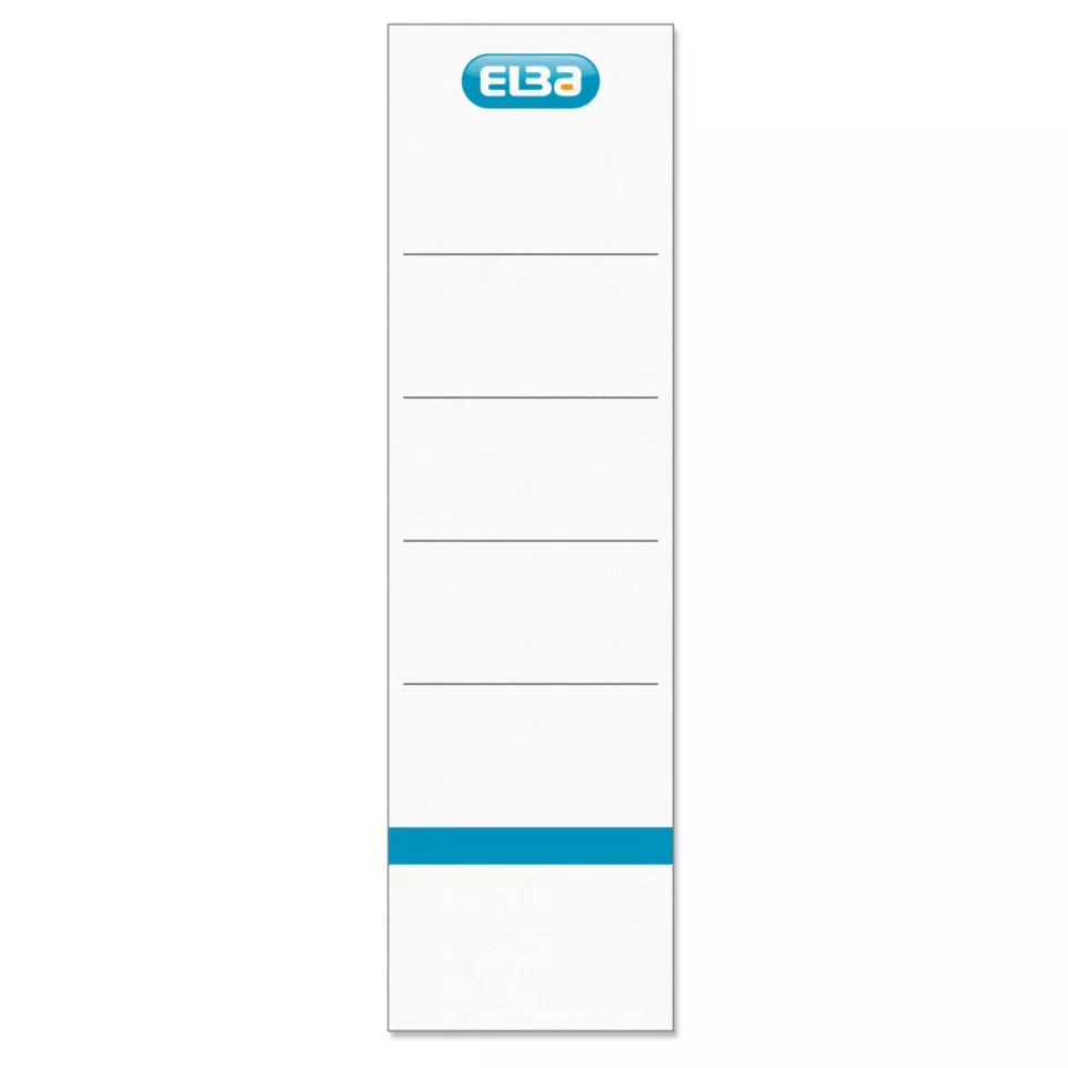 Elba spine labels, 8 cm spine width,...