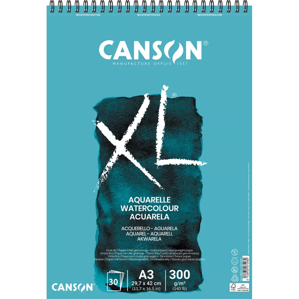 Canson schetsboek XL Aquarelle,...
