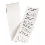 Exacompta thermal paper rolls, 57 mm width, 40 mm diameter, 12 mm core, 18 m length, pack of 10 rolls