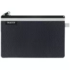 Leitz WOW Sleeve, Large, 2 Compartments, Black