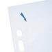 OXFORD Quick'in pochette perforée, A4, en PP clair, 11 trous, 70 micron, boîte de 100 pièces