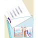 OXFORD Quick'in pochette perforée, A4, en PP clair, 11 trous, 70 micron, boîte de 100 pièces