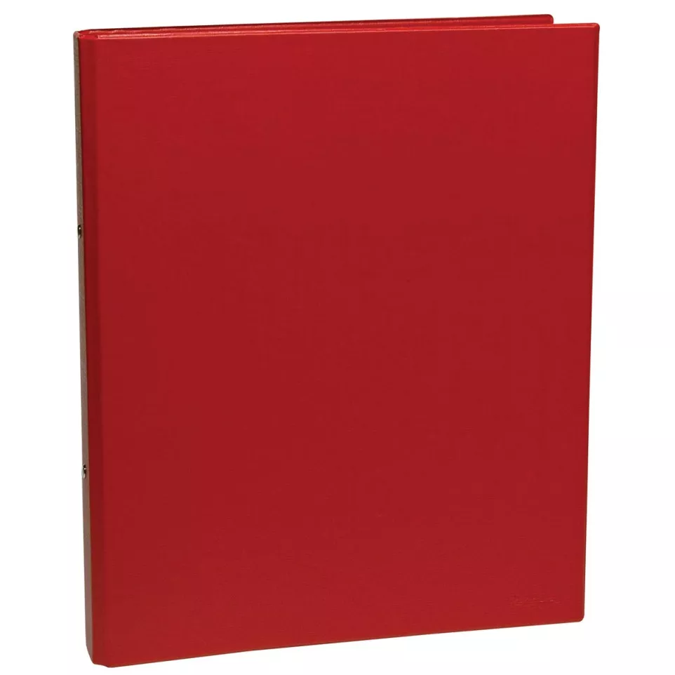 Ringmap, ft A5, 2 ringen van 25 mm, rood