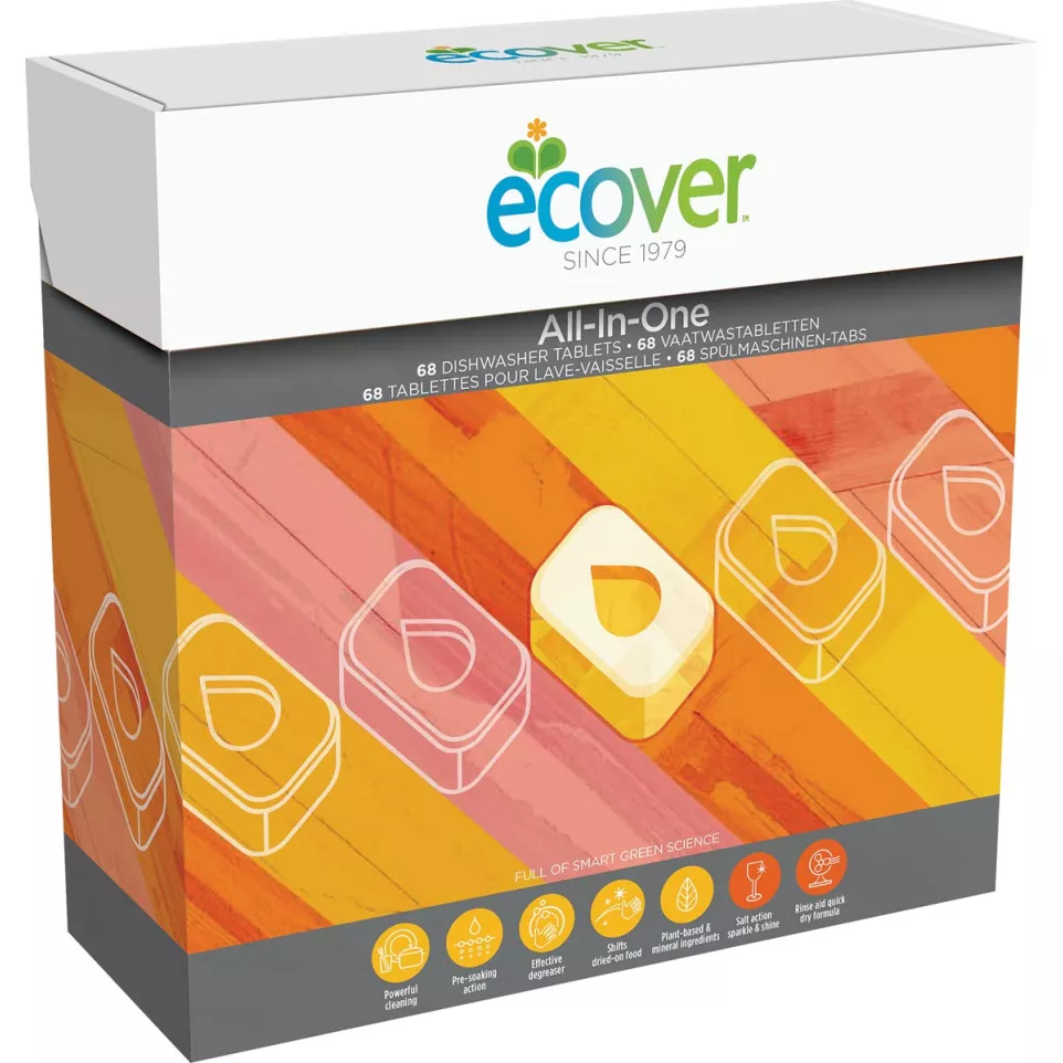 Ecover vaatwastabletten, doos van 68...