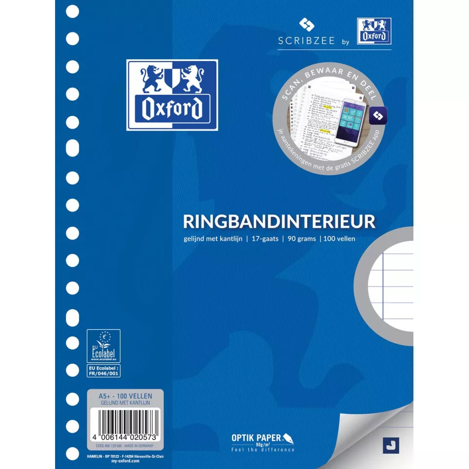 Oxford pack for ring binders A5 17...