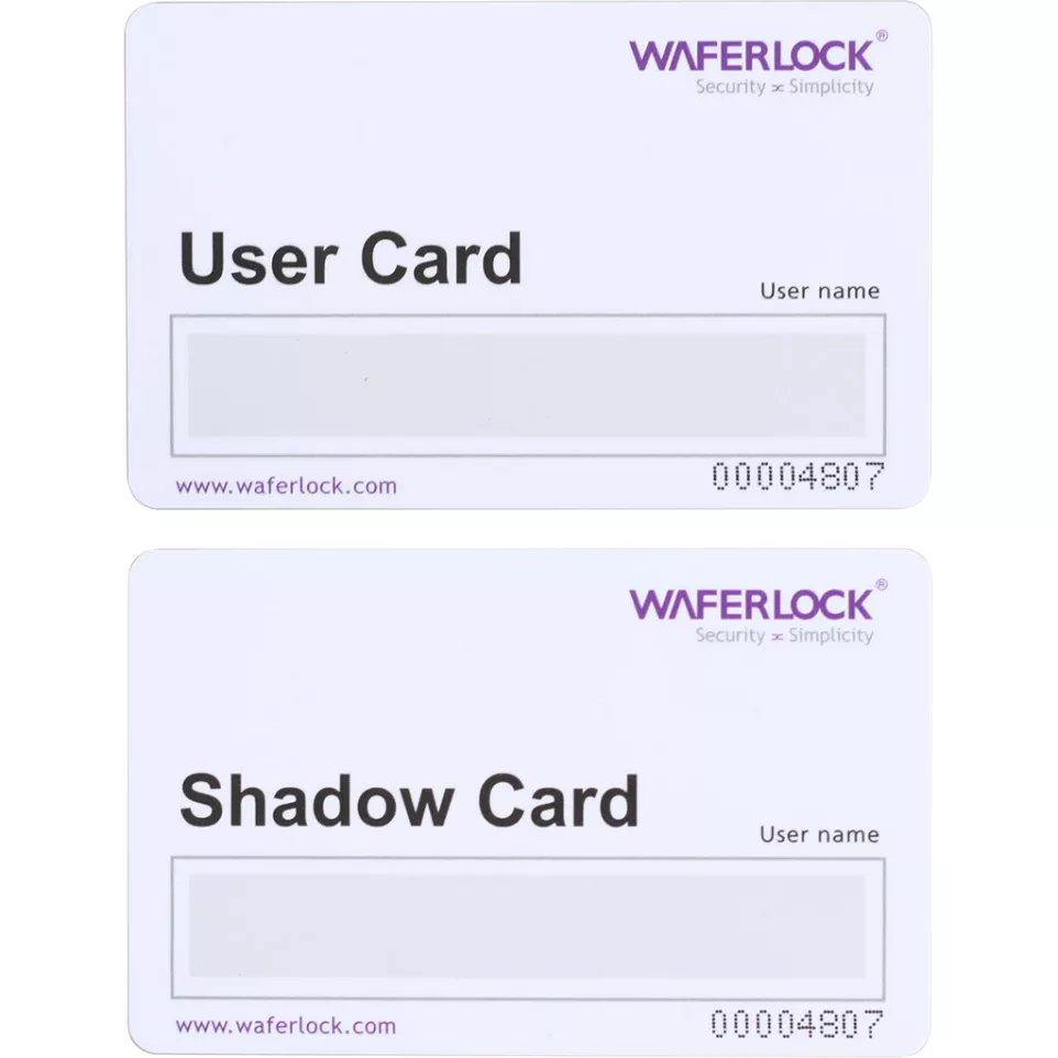 User Card + Shadow Card for WAFERLOCK...