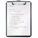 Leitz WOW A4 Clip Board Black