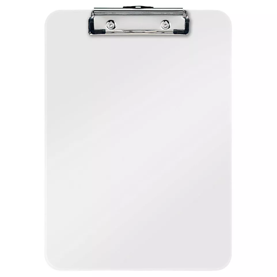 Leitz WOW plaque à pince, ft A4, blanc