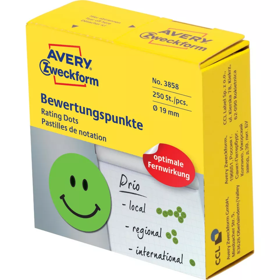 Avery rating dots, diameter 19 mm,...