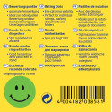 Avery rating dots, diameter 19 mm, rol met 250 stuks, smiley, groen