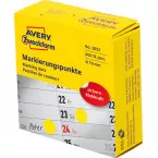 Avery marking dots, diamètre 10 mm, rouleau avec 800 pièces, jaune