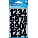 Avery Weatherproof Number and Letter Labels 0-9 Large, 2 Sheets, Black
