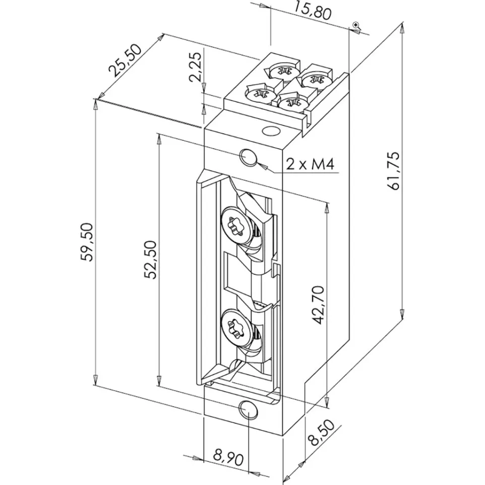 Narrow Electric Strike with...