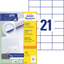 Avery Zweckform 3652, étiquettes universelles, Ultragrip, blanc, 100 feuilles, 70 x 42,3 mm