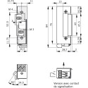 Gâche électrique à boîtier symétrique Dormakaba 117 A 6-12 Vac/dc sans tétière / pce