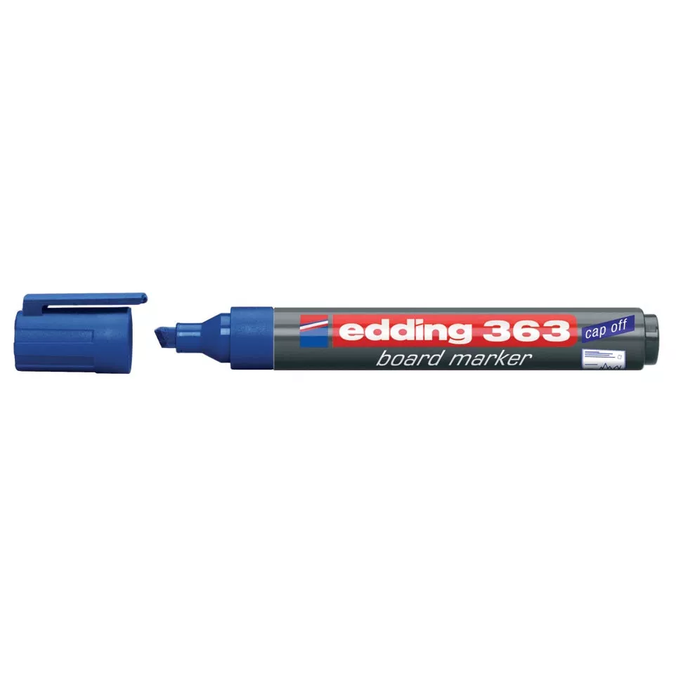 Edding witbordstiften e-363 blauw