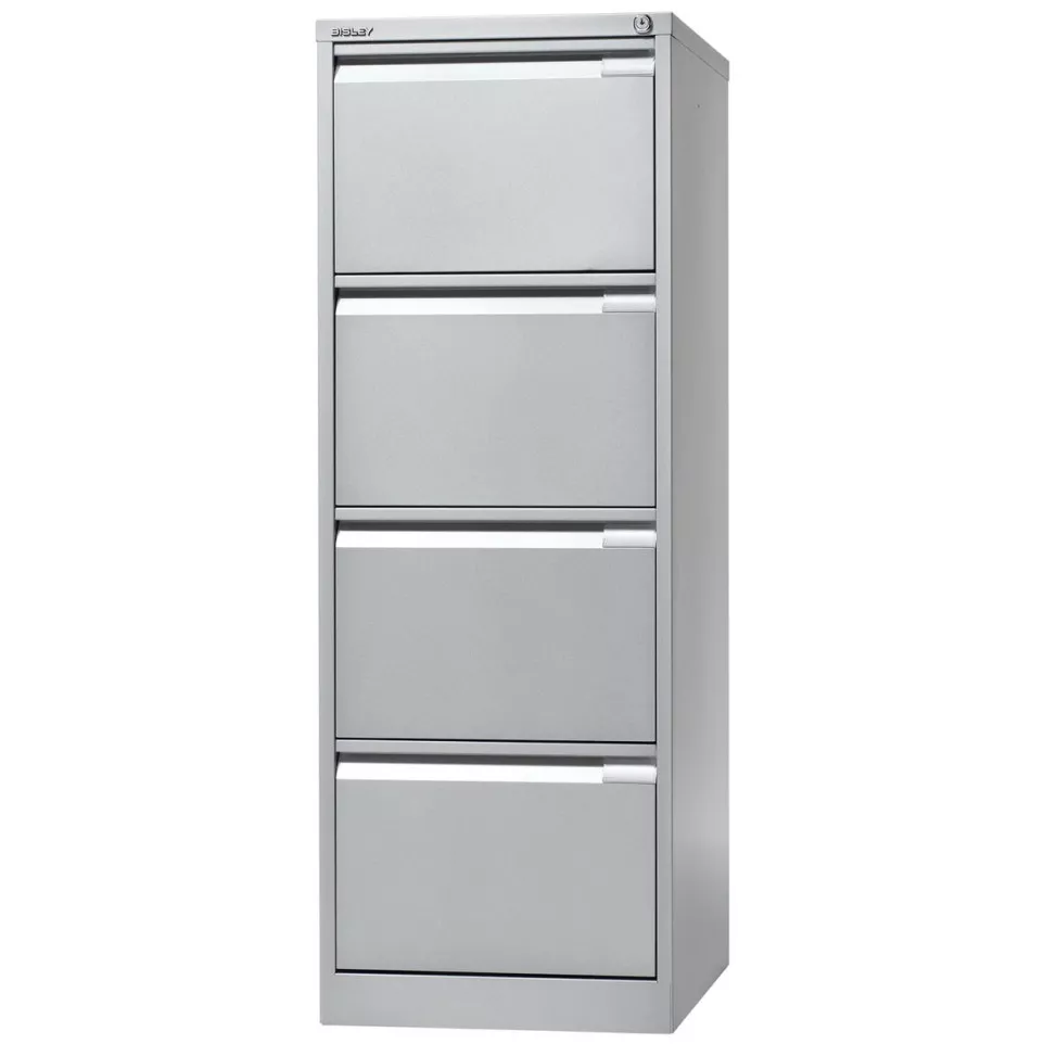 Bisley 4 Drawer Steel Filing Cabinet,...