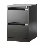 Bisley classeur dossiers, ft 71,1 x 47 x 62,2 cm (h x l x p), 2 tiroirs, noir
