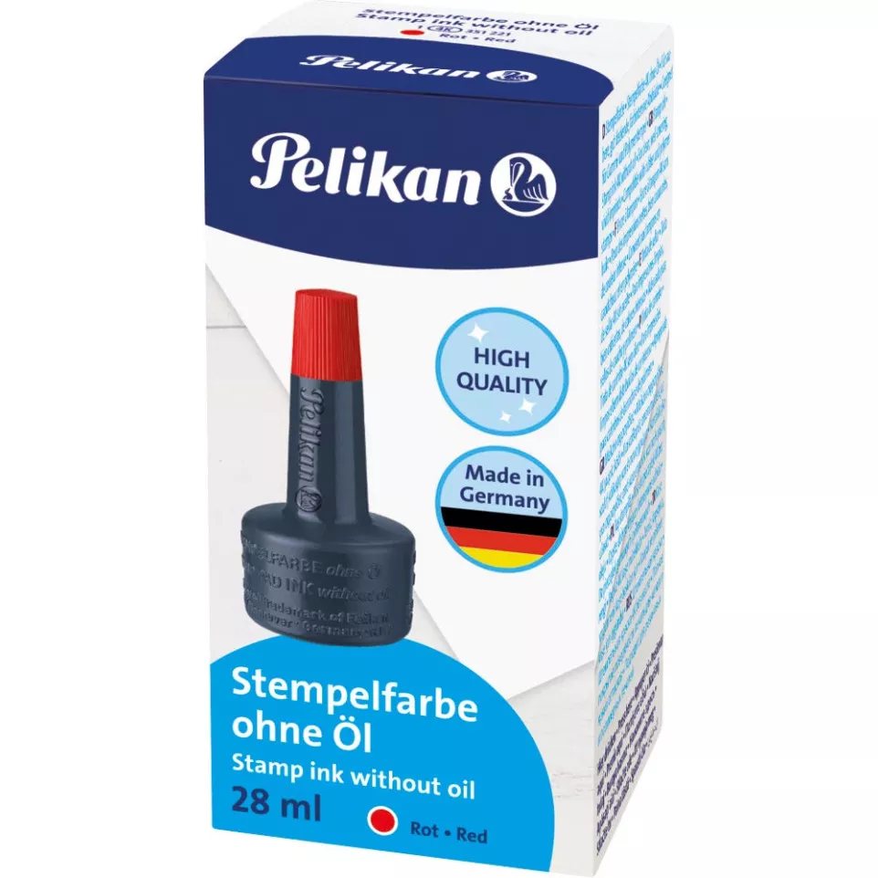 Pelikan stamp pad ink red