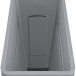 Rubbermaid afvalcontainer Slim Jim, 87 liter, grijs